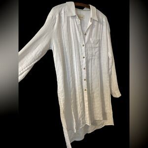 Anthropologie Shirt Size S Cover Up Vacation Resort Cruise Summer Beach Pool